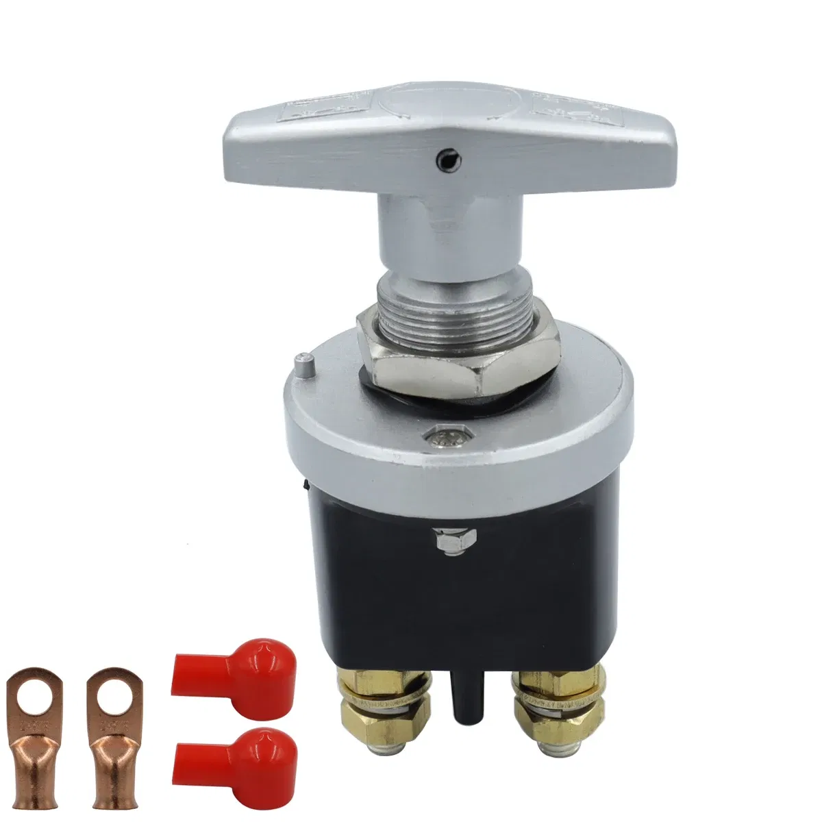 Color: WHITE - 1500A Heavy Duty Battery Switch Battery Fixed Handle Isolator with Lock-Out Plate Fits Polarity Negative  for Autos Cars Boat RV