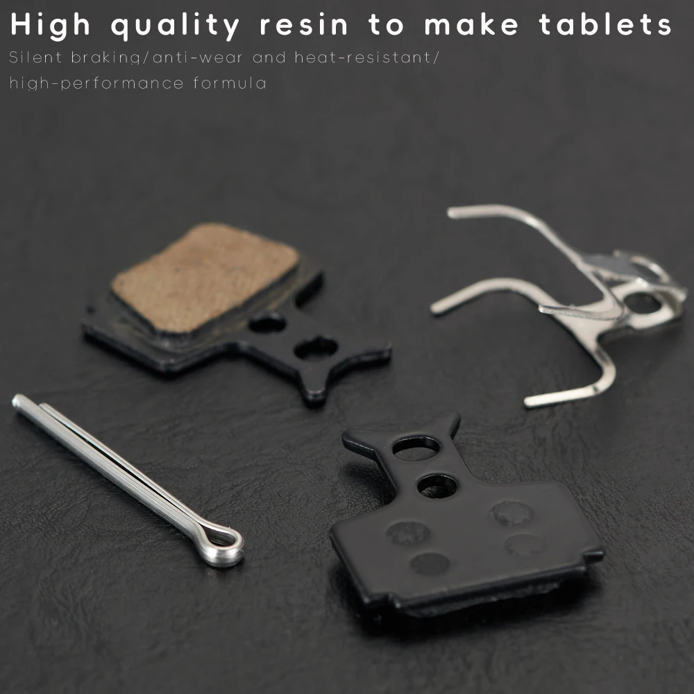 Color: Red - VXM MTB Bike Cycling Hydraulic Disc Brake Pads Resin semi-metallic for SHIMANO AVID HAYES Magura Formula M8020 DB Bicycle Parts