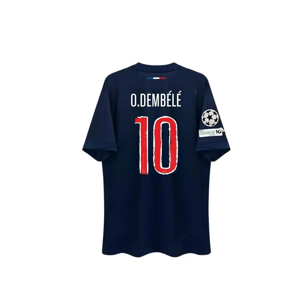 Color: GRAY, Size: Mother 3XL - Paris Saint Germain Champion Men's 3D Printed Sports Fast Drying Breathable T-shirt Football T-shirt Family Children's T-shirt