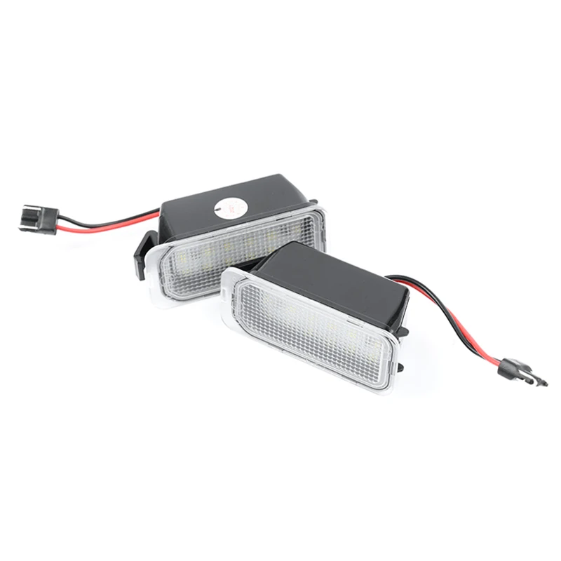 Fits For Ford Fiesta MK7 MK7.5 ZETEC S ST 18 SMD Led Number License Plate Light 2PCs Auto Parking Tag Lamps