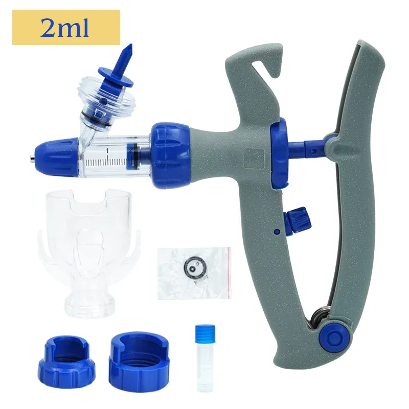 Color: black - 1-10ml Automatic Veterinary Continuous Syringe Animal Injection Adjustable Vaccine for Livestock Pig Cattle Sheep Chicken