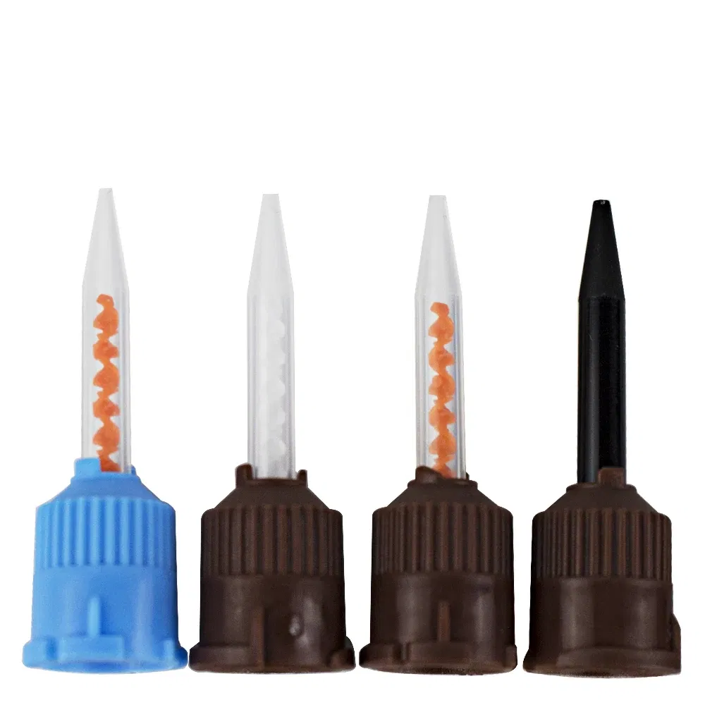 Color: multi, Ships From: CN - 50 pieces/batch of dental mixed head printing materials, laboratory denture color tubes, disposable silicone rubber injection