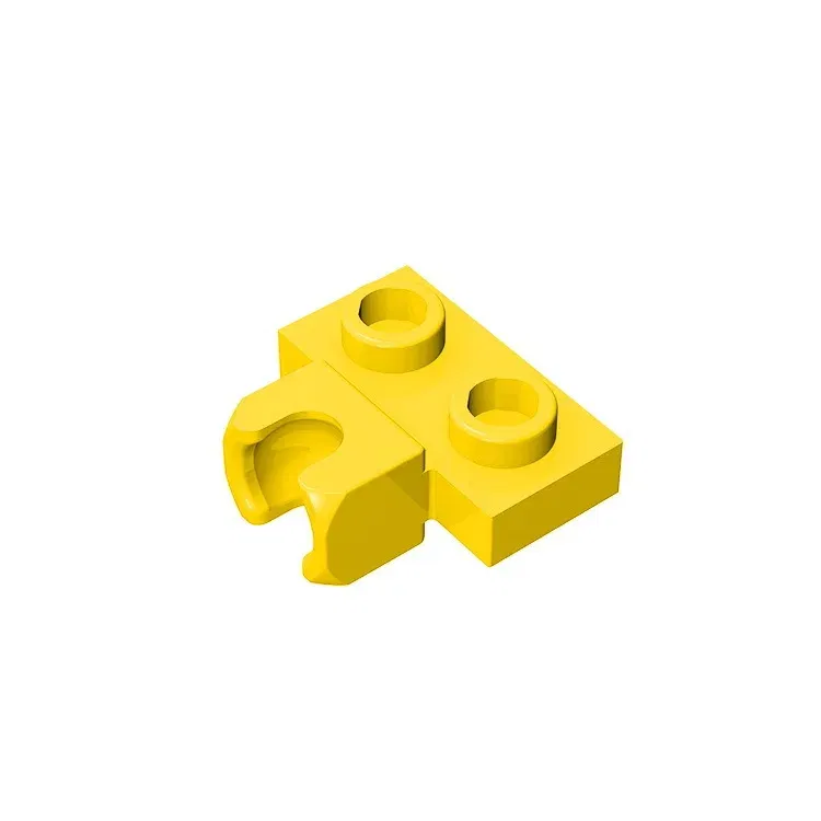 Color: Orange - MOC PARTS GDS-850 Plate, Modified 1 x 2 with Small Tow Ball Socket on Side compatible with lego 14704 pieces of children's toys