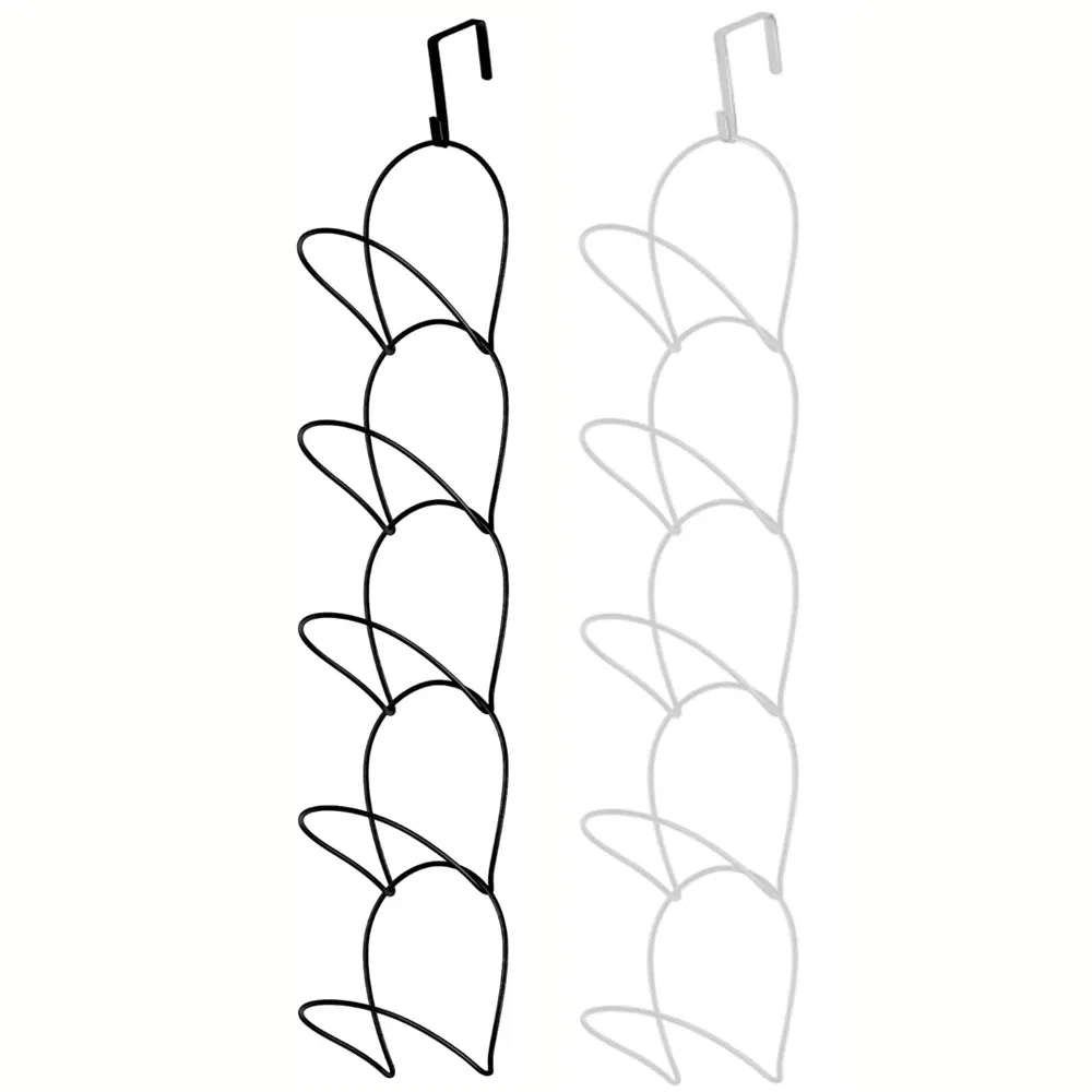 Color: Burgundy - 10 Pack wig Holder Organizer Closet Hanging Baseball Cap Display Storage Rack for Scarves Handbags Hanging Hook wig tool