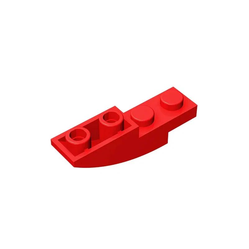 Color: Bright Green - Gobricks GDS-731 BRICK 1X4X1 INV. BOW compatible with lego 13547 children's DIY Educational Building Blocks Technical