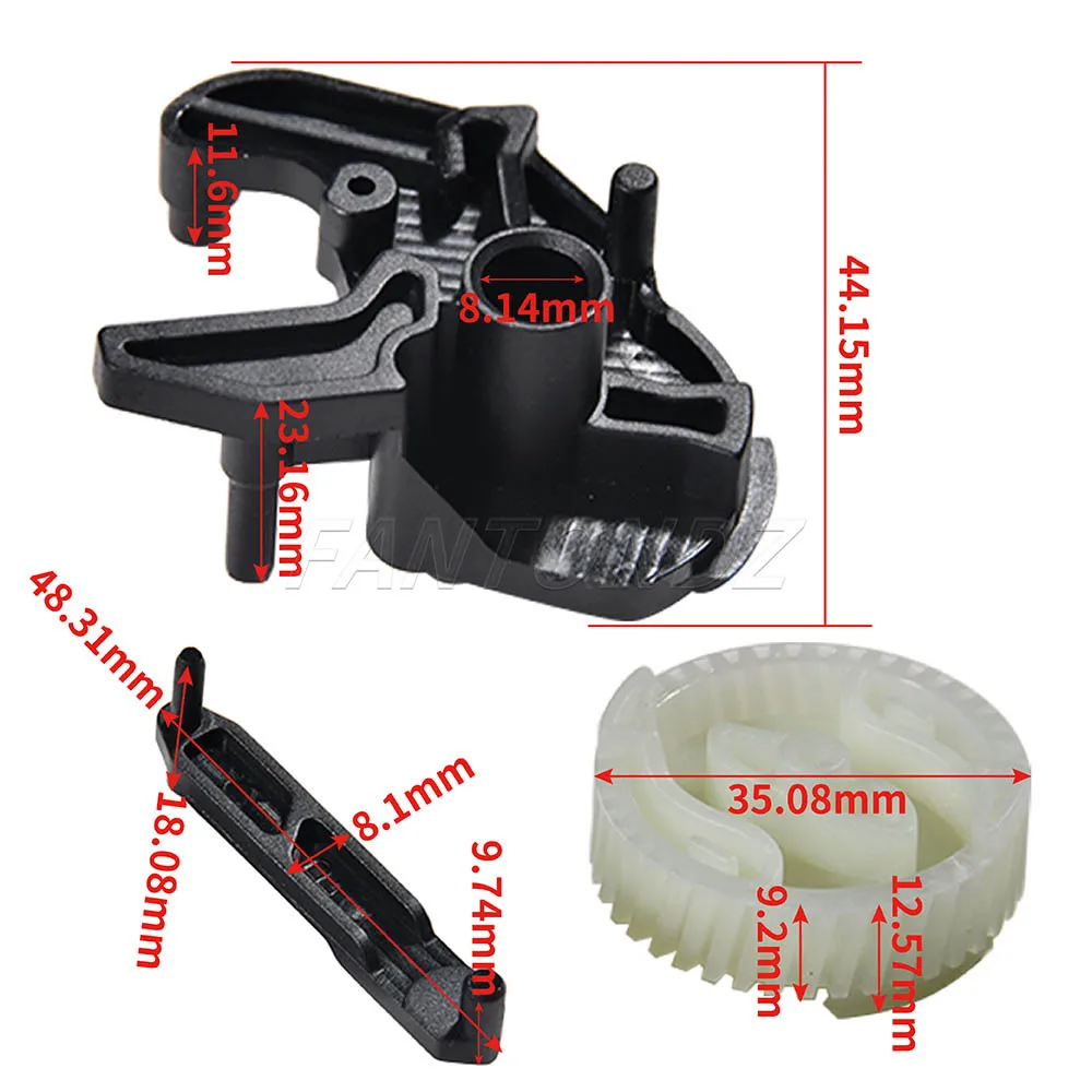 Door Lock Actuator Motor Gear Repair Kit Right & Left Set For BMW 3 Series E90 E91 E92 E93