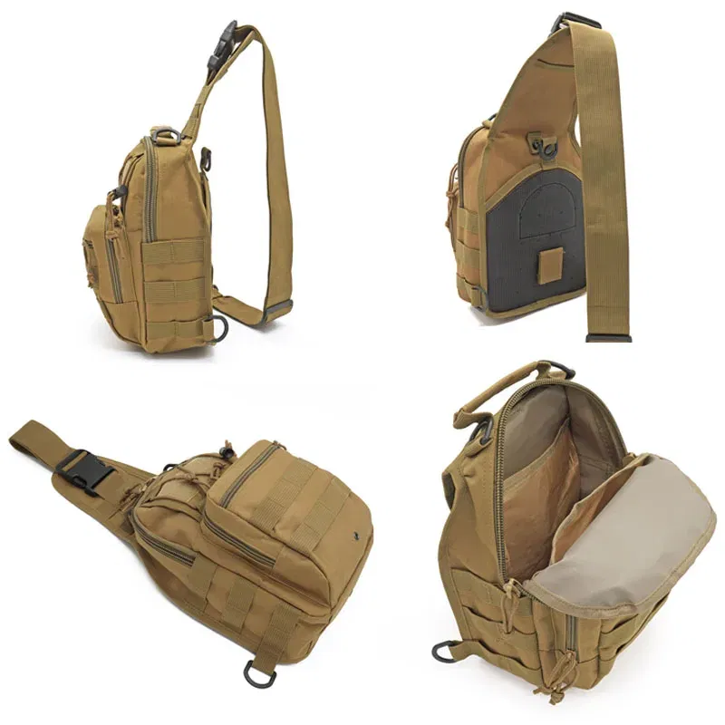 Color: Orange - 2024 New Hiking Backpack Sports Climbing Tactical Backpack Camping Hunting Backpack Outdoor Fishing Shoulder Bag