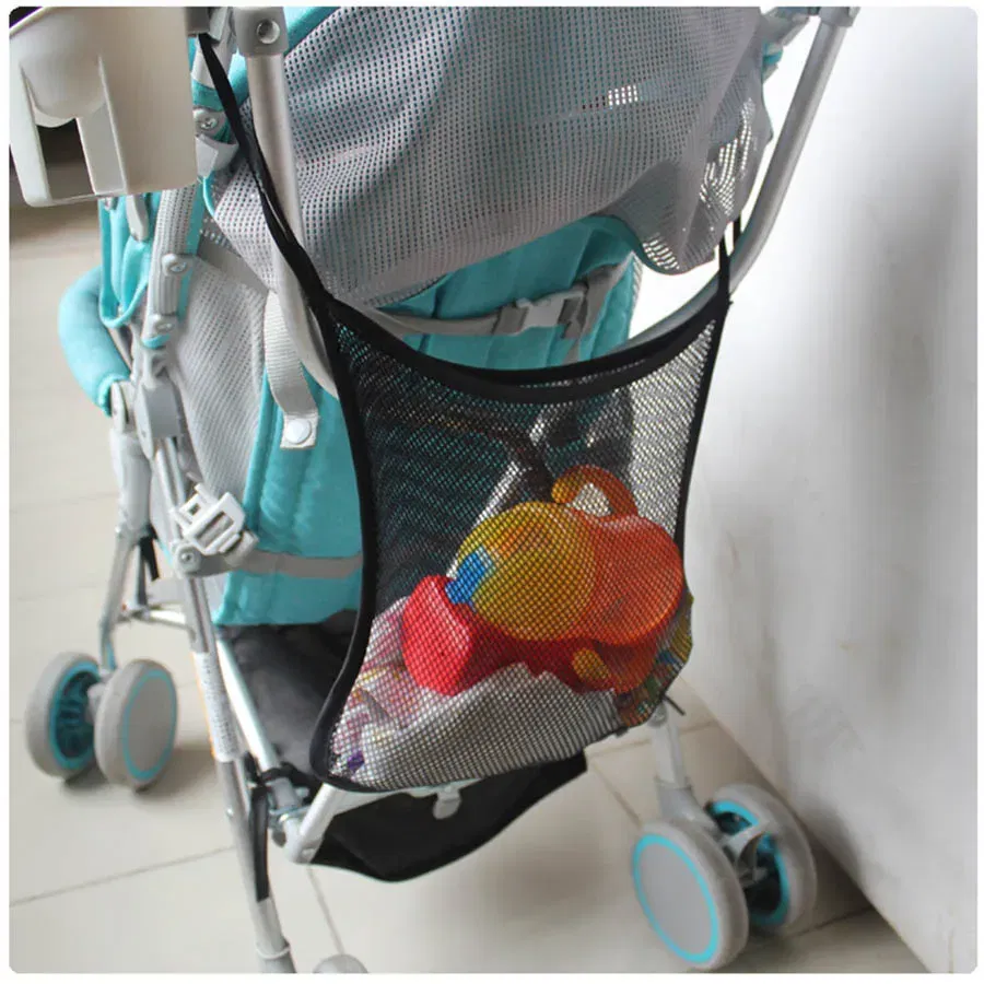 Color: black, Ships From: CHINA - Pet Stroller Organizer Bag Infant Pram Cart Mesh Hanging Storage Bag Baby Trolley Bag Stroller Seat Pocket Carriage Bag Stroller
