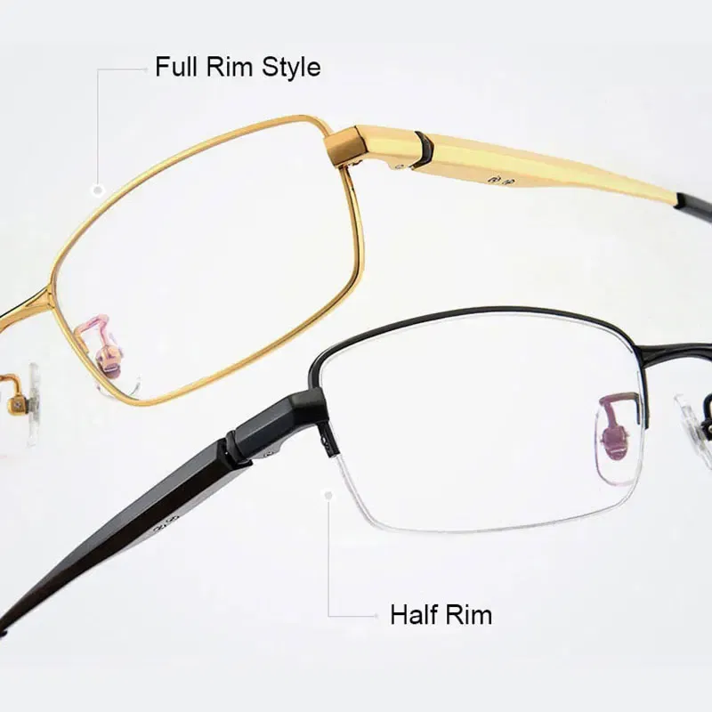 Man Business Affairs Titanium Reading Complete Glasses Half Frame Intelligence Presbyopic Glasses Male Eyeglasses Spectacles