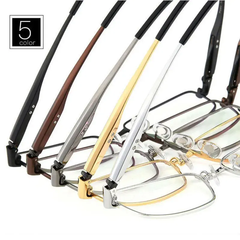 Man Business Affairs Titanium Reading Complete Glasses Half Frame Intelligence Presbyopic Glasses Male Eyeglasses Spectacles