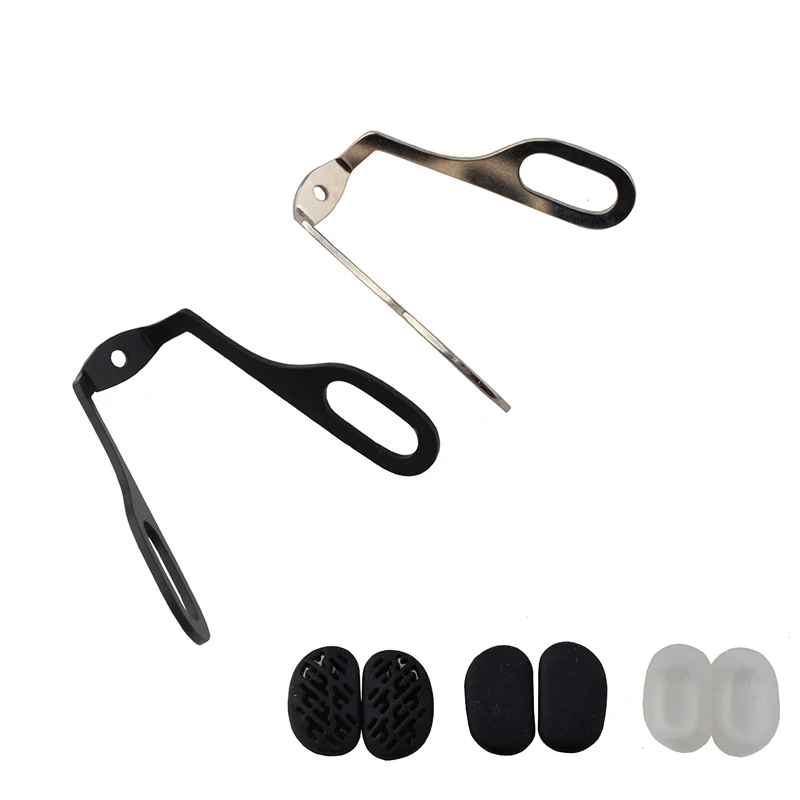 Color: Pink - 1set Eyeglasses Nose Pad Arm With Nose Pad Glasses Nose Pad Holder Replacement Eyewear Repair Accessories