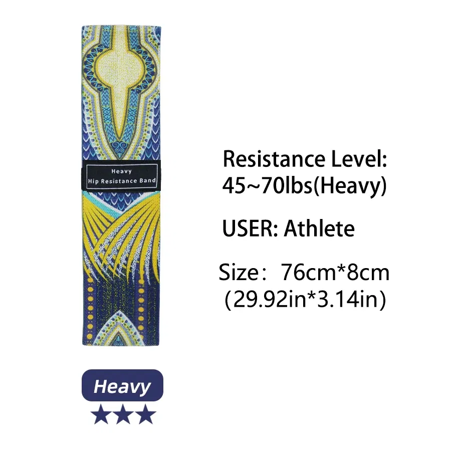 Color: Beige - Fabric Resistance Hip Booty Bands Glute Thigh Elastic Workout Bands Squat Circle Stretch Fitness Strips Loops Yoga Gym Equipment