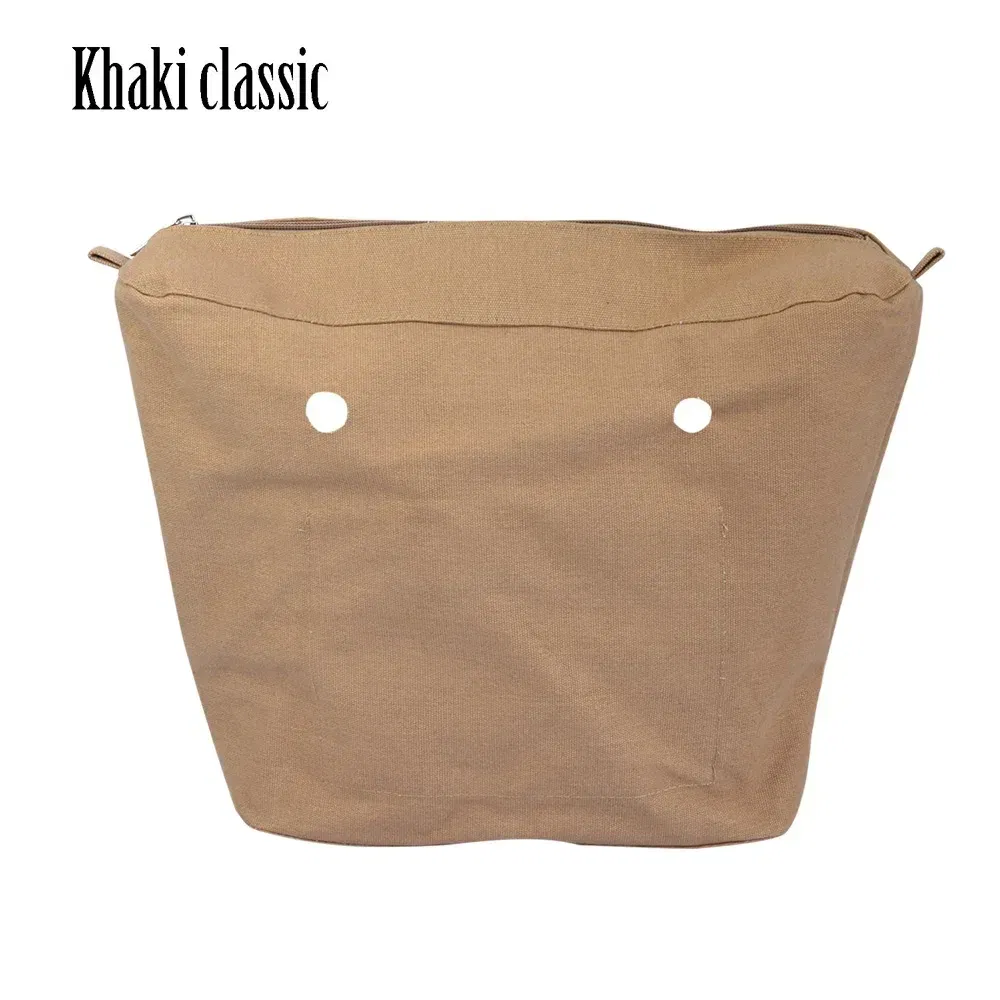 Color: MAROON - TANQU New Inner Lining Zipper Pocket for Classic Obag Insert with Inner Waterproof Coating for O Bag