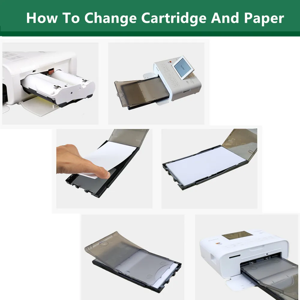 3 Inch Paper Tray for Canon Card Paper Cassette PCC-CP400 for Canon Selphy CP1500 CP1300 CP1200 CP910 CP900 CP800 Photo Printer
