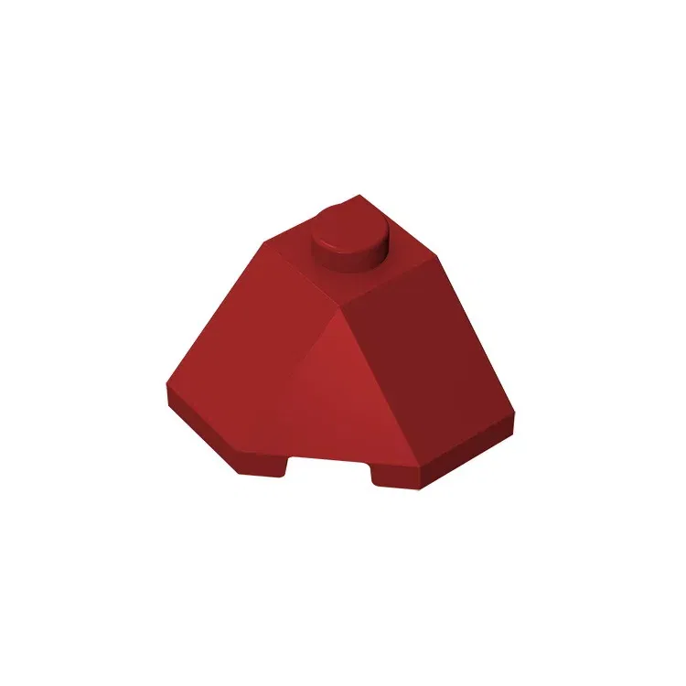 Color: VIOLET/?«?—?…° - Gobricks GDS-802 ROOF TILE 2X2X1 45 DEGR.-BOT.45DEGR. compatible with lego 13548 children's DIY Educational Building Blocks Tech