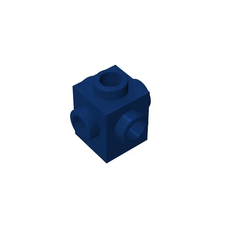 Color: green - Gobricks GDS-650 BRICK 1X1 W. 4 KNOBS compatible with lego 4733 children's DIY Educational Building Blocks Technical