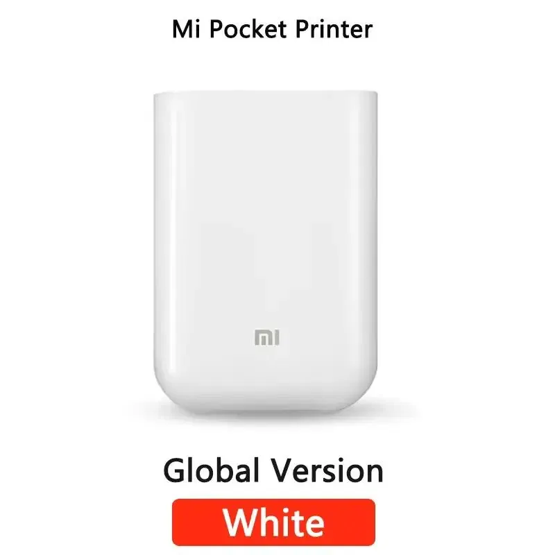 color: black, Ships From: CHINA - Top Global Version Portable Pocket Photo Printer 300dpi Bluetooth-compatible DIY Share Smart Mobile Mini AR Printer