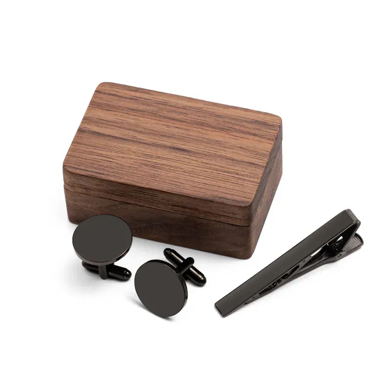 Color: Olive, Size: XS?€old?‰ - Custom Metal Cufflinks Tie Clip & Rectangle Gift Box Engraved Gift for Dad and Groomsmen Personalized Best Man Cufflinks Set