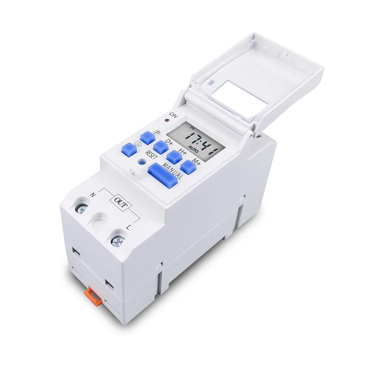 Size: S, Current Range: Current Range 1 - New type Din Rail 2 wire Weekly 7 Days Programmable Digital TIME SWITCH Relay Timer Control AC 220V 230V 12V 24V 48V 16A