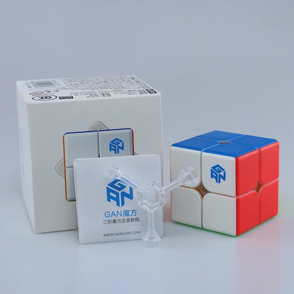 [JudyCube] GAN 249 V2 Magic Speed Cube Stickerless GAN 249 V 2 Professional Fidget Toys GAN249 V 2 Cubo Magico Puzzle Gan 2x2
