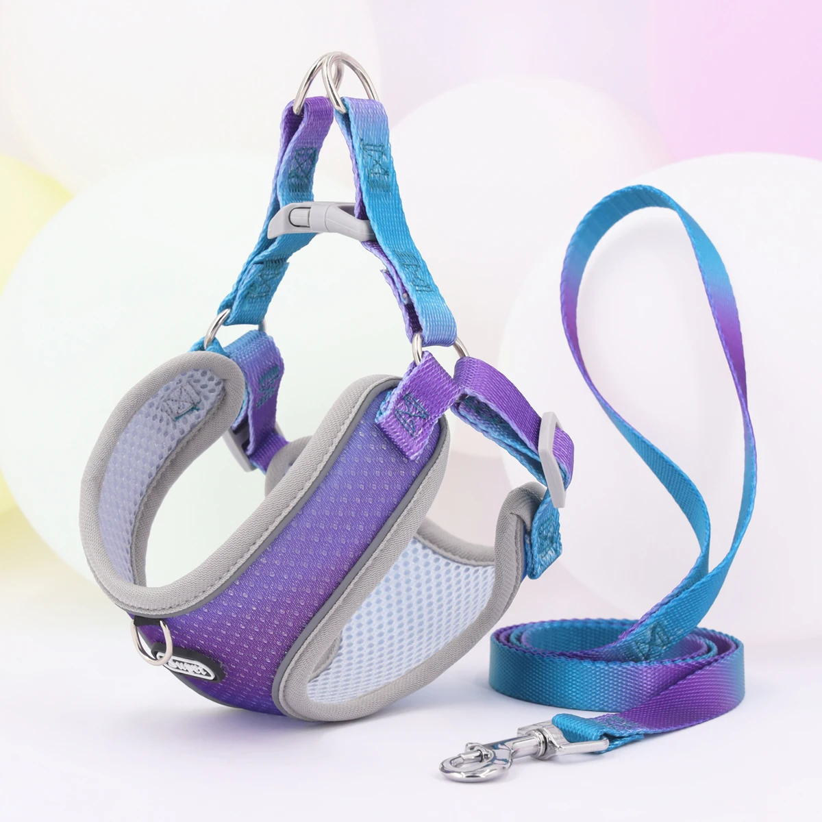 Size: L, Color: Pink - Supet Pet Step-in Dog Harness, Adjustable Reflective Soft Dog Harness, Breathable Dog Vest Harness for Cats Puppy