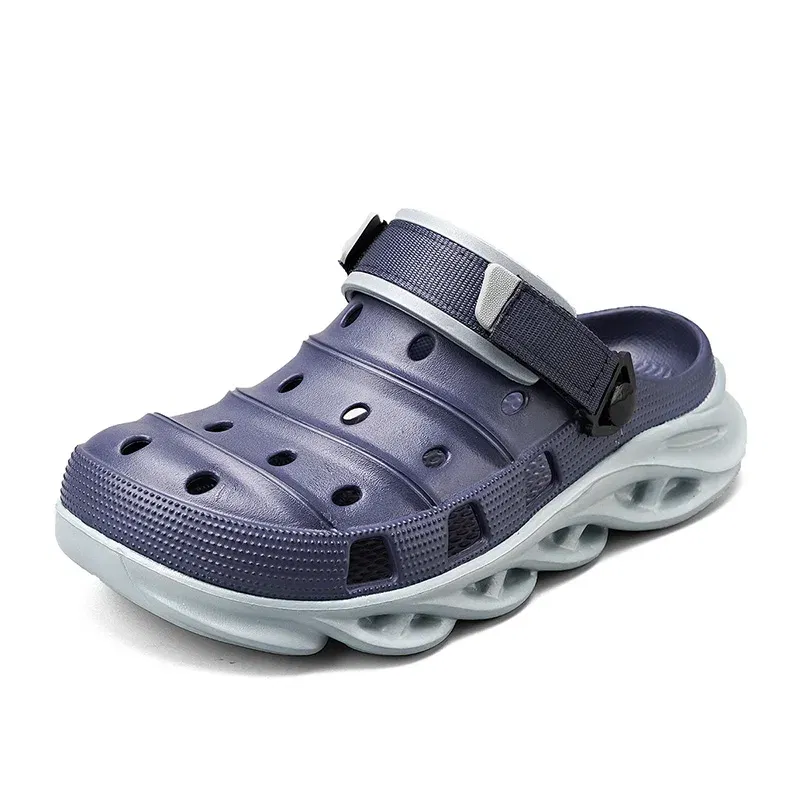 Color: Gold, Shoe Size: 45 - Fashion Garden Shoes Men's Clogs Slippers Sandal Flat Camouflage Sandals Male Sneakers Outdoor Flip Flops Home Clogs
