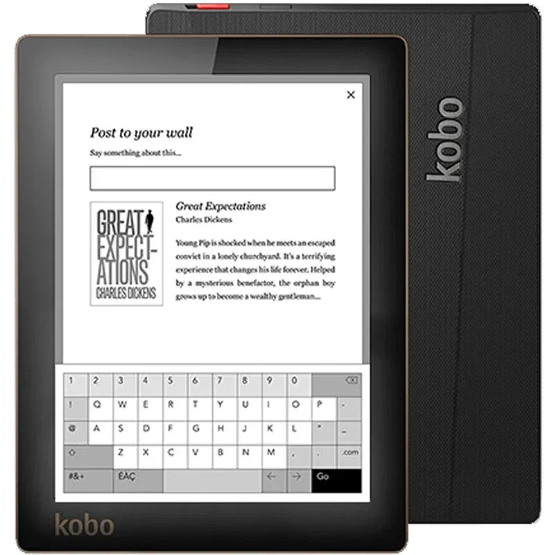 Color: Black, Bundle: Only e-Book Reader - KOBO Aura N514 6 inch e readers ebook lector de libros electrónicos 212PPI kindle E-ink front light э?»?µк?‚ронн?°я книг?° onyx boox
