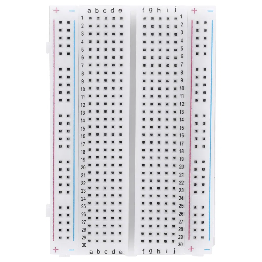 Color: Khaki, Ships From: CN - 1-10Pc 400 Tie Points Solderless PCB Breadboard Spliceable Universal MB102 Breadboard DIY Bread Board for Experiment Test Robot