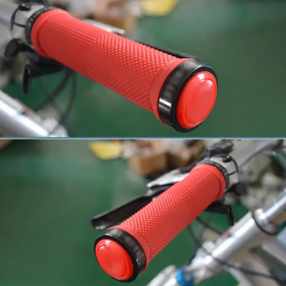 Color: WHITE - 2Pcs Mountain Bicycle Cycling Rubber Handlebar 17-22mm End Stopper Plugs Caps End Stopper Plugs Caps