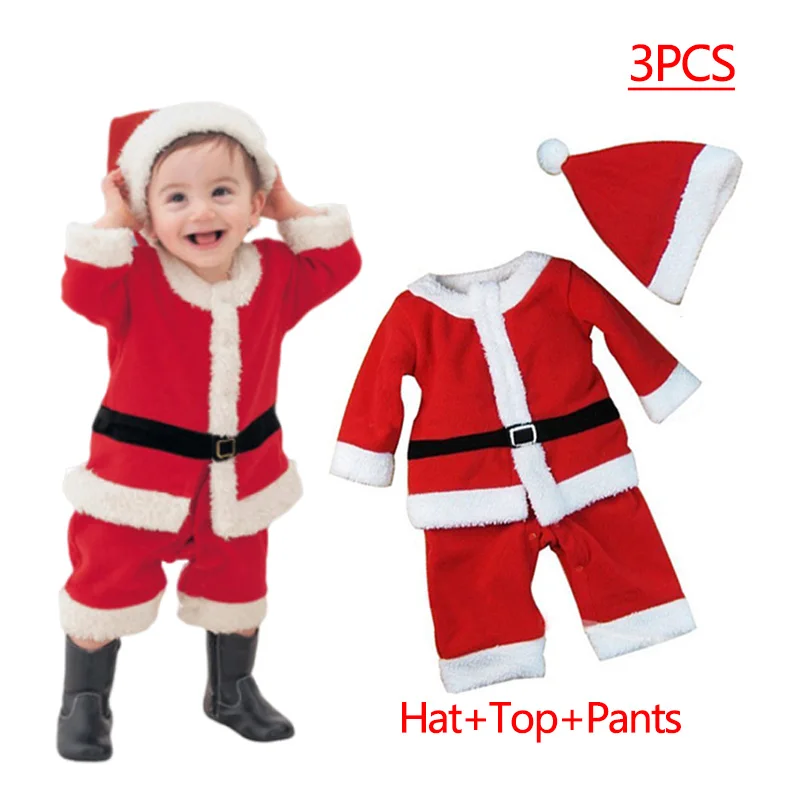 Color: Dark Grey, Kid Size: 5 - New Year Kids Santa Claus Costume Green Elf Cosplay Christmas Carnival Party Fancy Dress for Girls Boys Red Xmas Clothes Set