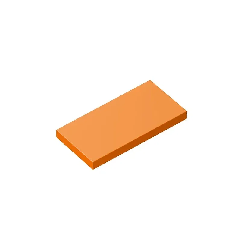 Color: GRAY - Gobricks GDS-614 Tile 2 x 4 compatible with lego 87079 pieces of children's DIY Educational Building Blocks Technical