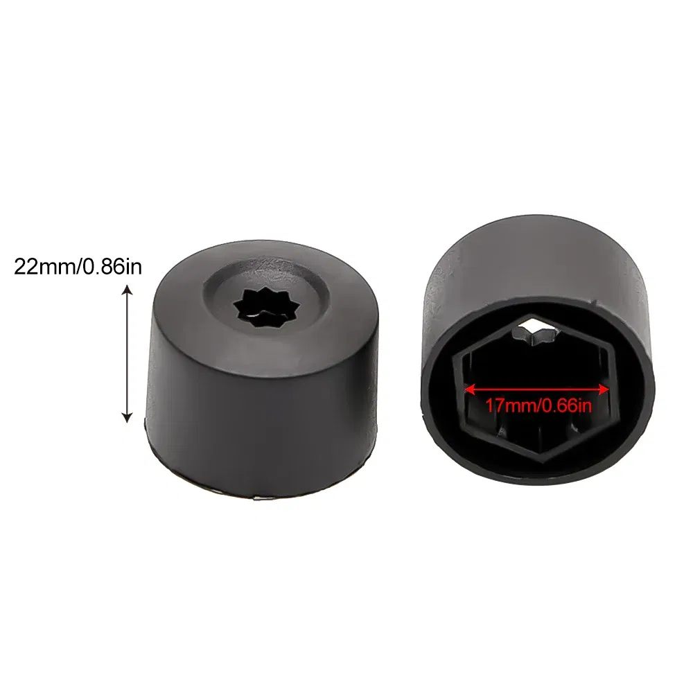 20PCS Car Tire Bolt Nut Cap Plastic Hub Cap for VW Jetta Golf MK5 Passat B6 Wheel Lug Bolt Center Nut Cover Dust Proof Protector