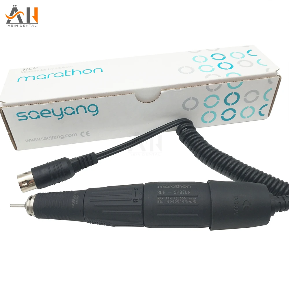 45K rpm Dental LAB Handpiece Micromotor Polishing 45000RPM SDE-H37LN for smt marathon n7 n8