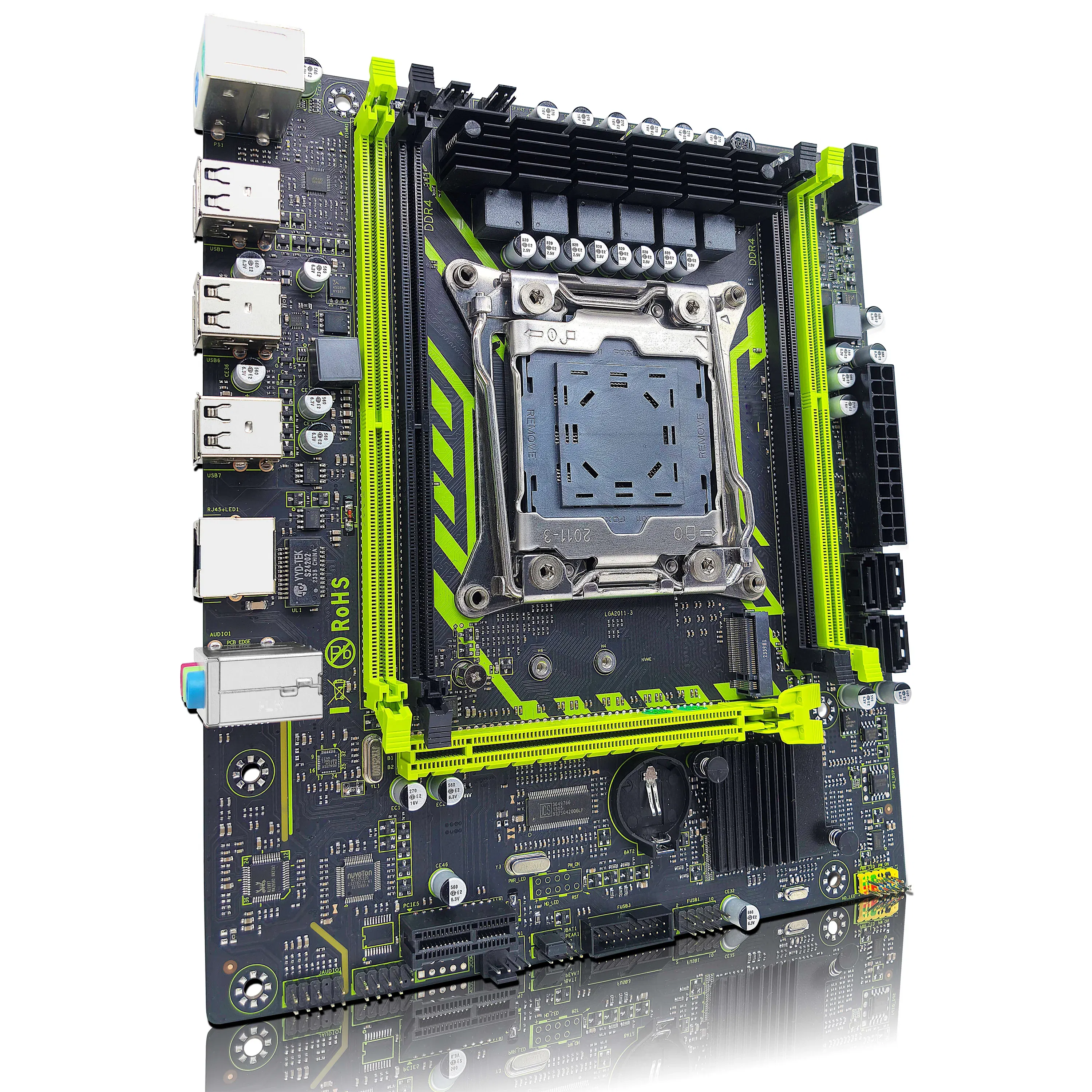 Color: Red, Ships From: CHINA - To ZSUS X99-8D4 Motherboard Set Kit With LGA2011-3 Xeon E5 2650 V4 CPU DDR4 16GB (1*16GB) 2133MHZ RAM Memory NVME M.2 SATA
