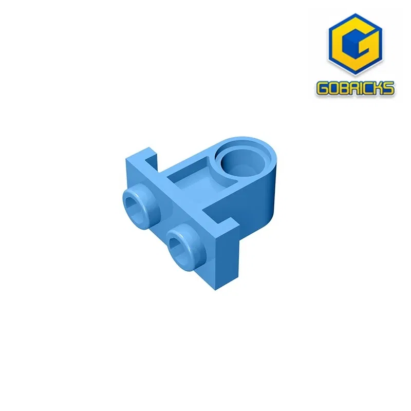 Color: Red - Gobricks GDS-938 Technical, Pin Connector Plate with One Hole compatible with lego 32529 DIY Educational Building Blocks Tech