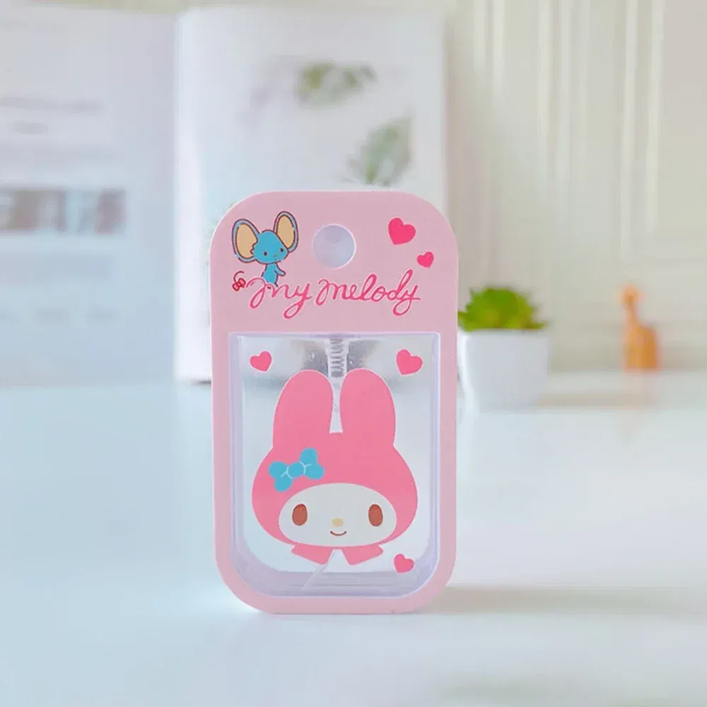 Color: Green - Sanrio Travel Perfume Bottle Refillable Melody Alcohol Bottle Kawaii Kuromi Cinnamoroll Gifts Boys Kids Girls Childrens