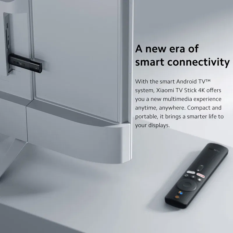 Color: Black, Ships From: CHINA - [World Premiere] Global Version Xiaomi Mi TV Stick 4K Android 11 BT5.0 TV Dongle Portable Streaming Media Multi Language
