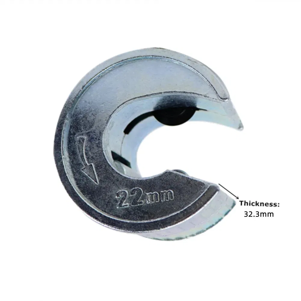 Color: Silver - 15/22/28mm Tube Cutter Pipe Slice Cutter Rotary Blade Heavy Duty Cutter Self Locking Copper Aluminium PVC Plastic Pipe Tube Tool