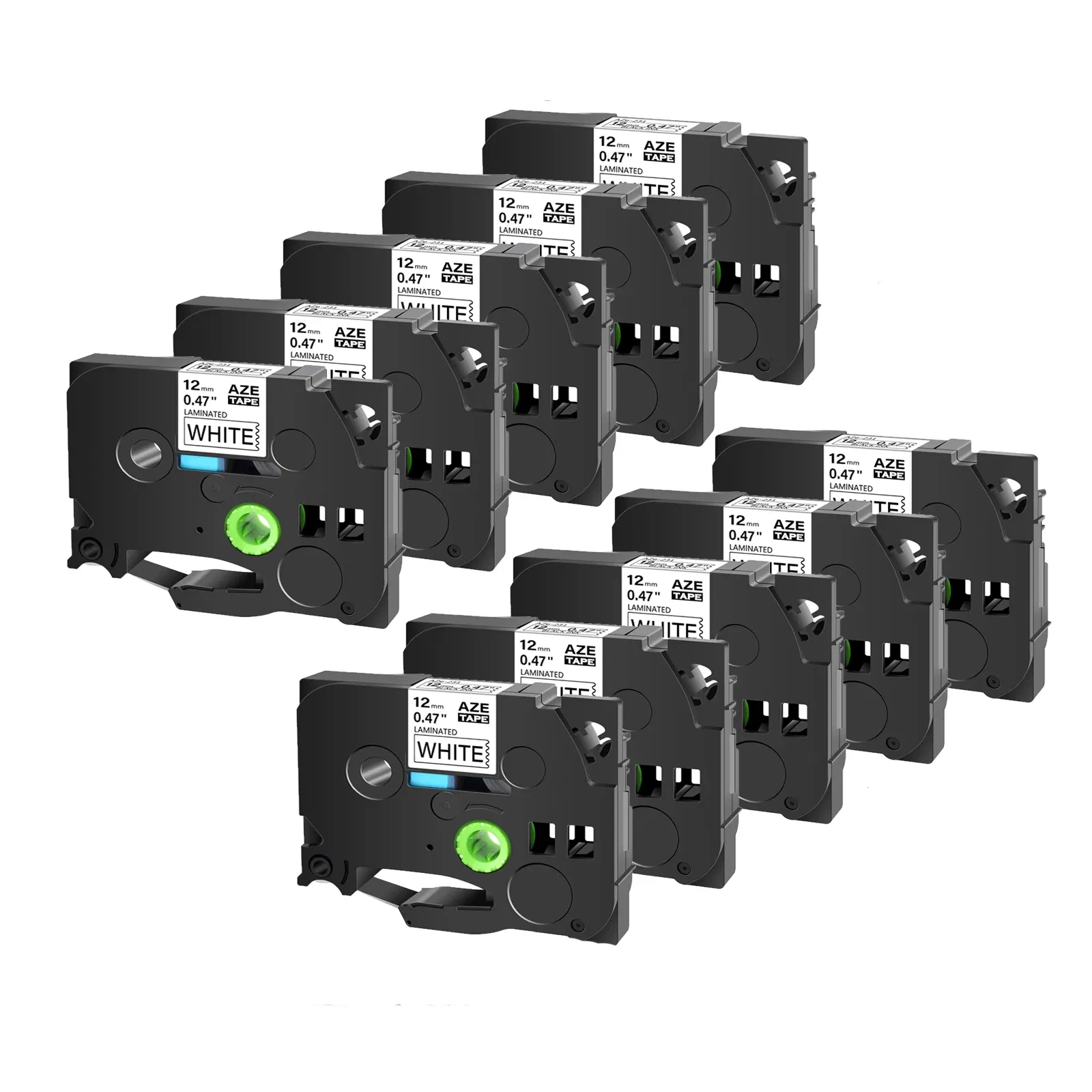 Color: LC, Width: 18mm - Greencycle 10PK TZe 231 Label cassettes Compatible for Brother Ptouch Printer Black on white Label tape 6mm 9mm 12mm 18mm 24mm