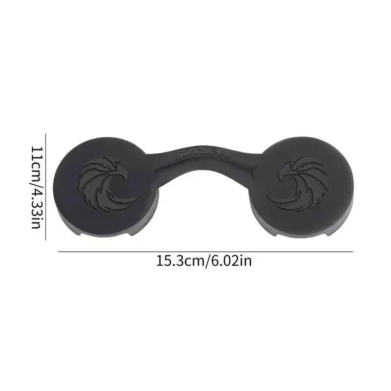 Lens For Goggles 2 Lens Protector Cover Protective Film Anti-Scratch Lens Cover Silicone Pad For DJI Avata Lens Accessories