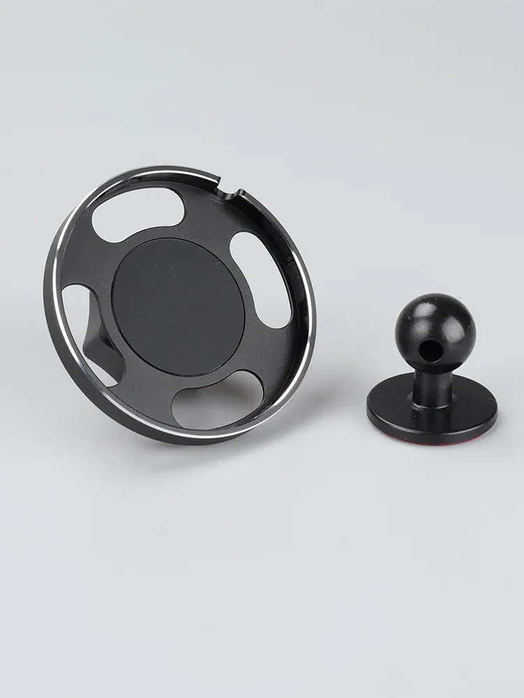 Color: black - Suitable For Apple MagSagfe Charger 15W 25W Car Navigation Base Wireless Charger Phone Holder Car Air Outlet Holder