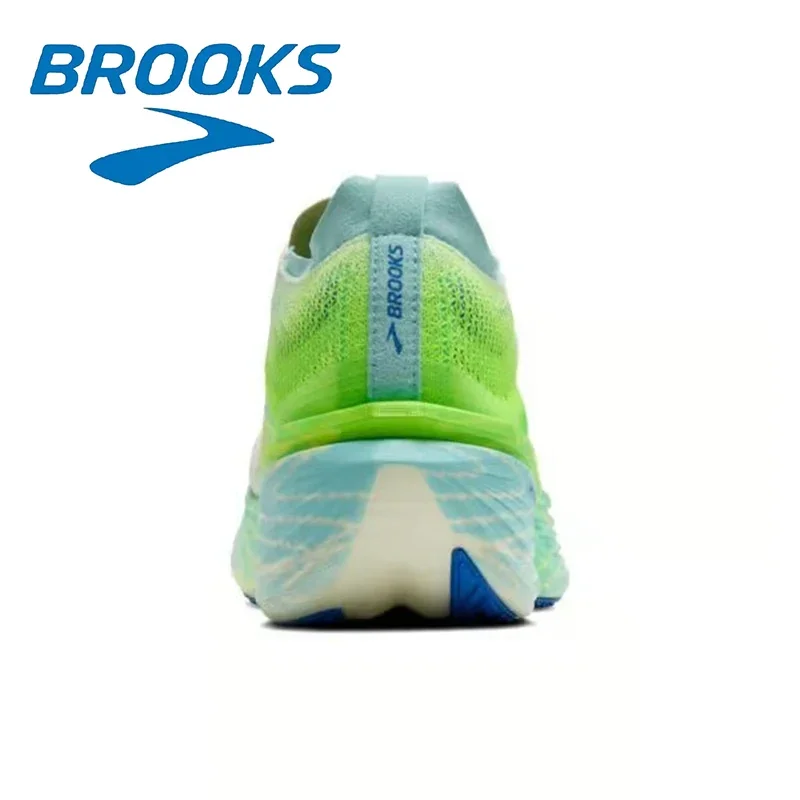Color: MULTI, Shoe Size: 40 - Brooks Hyperion Elite 4 Series Gray Green Men's Casual Running Shoes Daily Cushioning Breathable Walking Sports Shoes