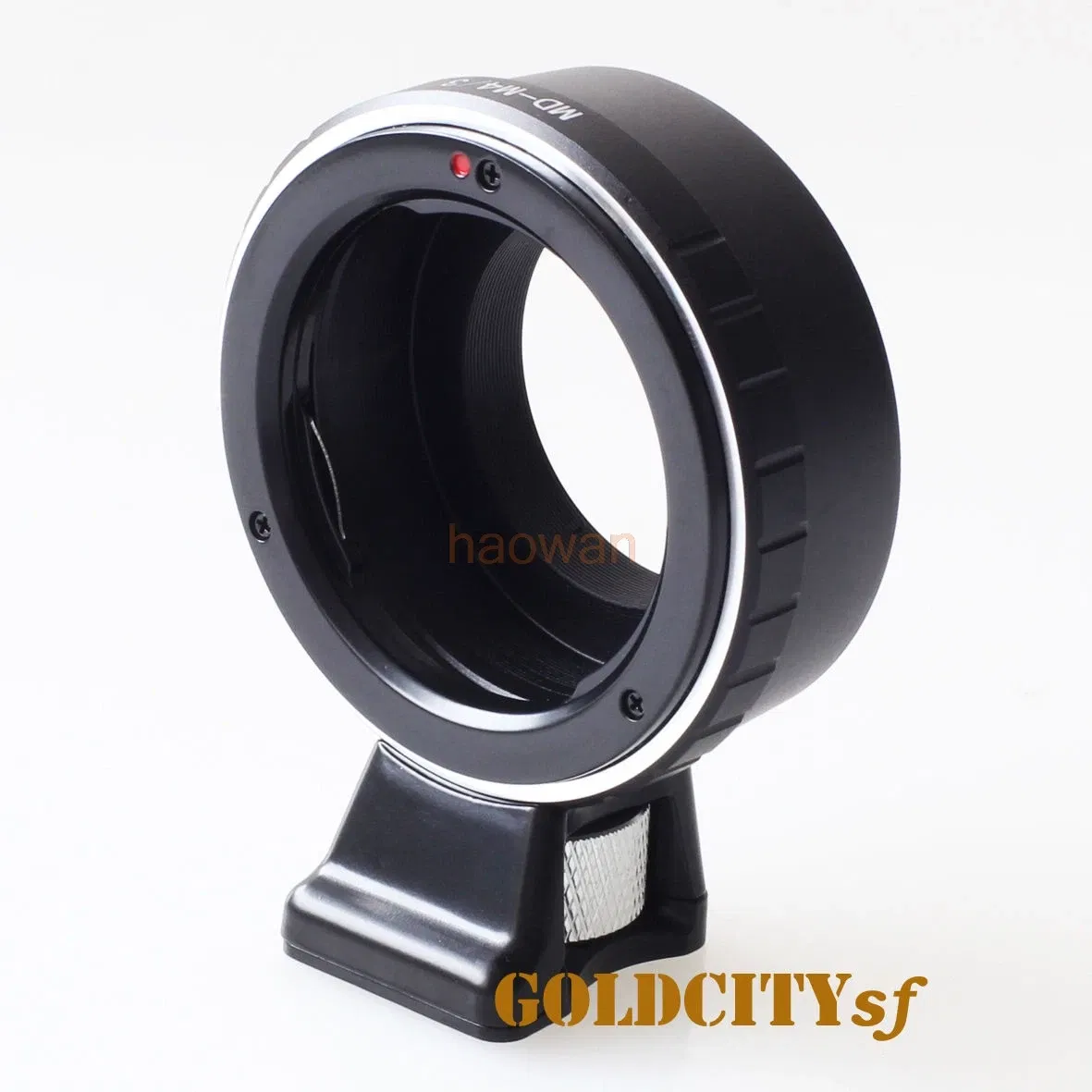 Color: black - Adapter ring with tripod for Minolta MD MC Lens to panasonic M43 G1 GH1 GF1 GF3 GX8 G7 GF7 GH4 GM1 GX7 GF6 EM5 EM1 EM10 camera