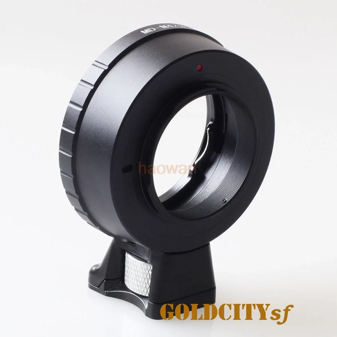 Color: black - Adapter ring with tripod for Minolta MD MC Lens to panasonic M43 G1 GH1 GF1 GF3 GX8 G7 GF7 GH4 GM1 GX7 GF6 EM5 EM1 EM10 camera