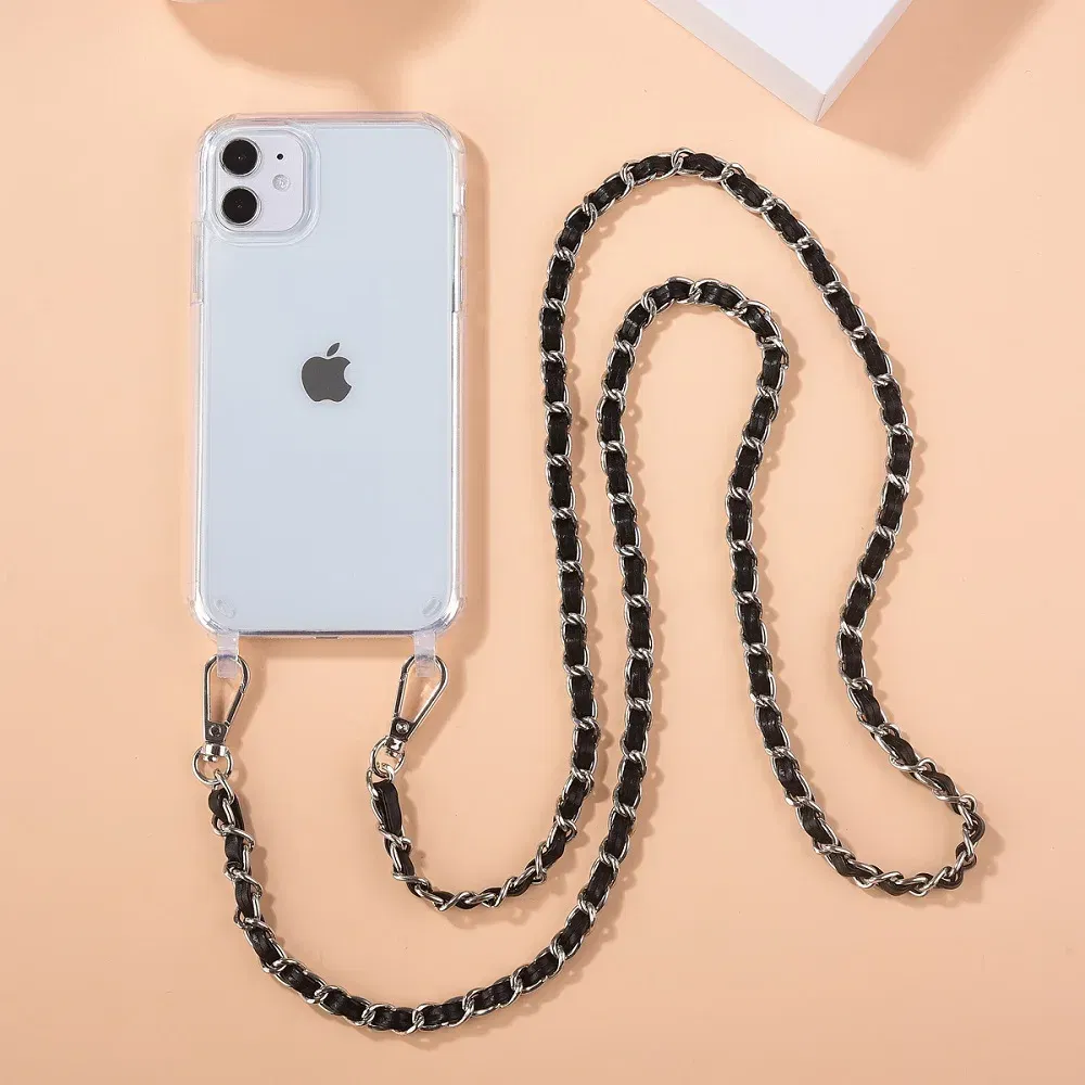 Color: Beige, Bundle: Case & Strap, Material: Microfiber - Crossbody Lanyard Necklace Pearl Bracelet Phone Case with Chain for Iphone 13 12 14 Pro Max 15 X XS 6S 7 8 Plus Cover with Strap