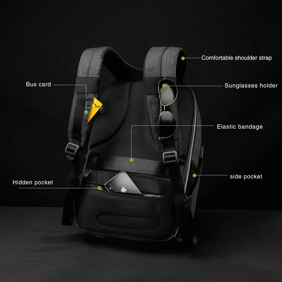 Color: Beige, Ships From: CHINA - Tigernu Men Backpack Laptop Backpack 15.6inch Cut-resistant Fabric Business Backpack Bags For School Travel Backpacks Knapsacks