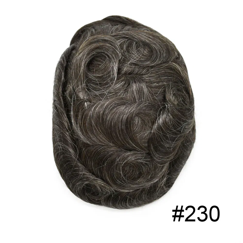 Toupee Color: 613#, Toupee Density: 90%, Length: 6 inches, Ships From: CHINA, Toupee Size: 8x10 - Men Toupee Hair Systems Ultra Thin Skin 0.06MM V-LOOP Capillary Prosthesis Invisible Hairline Real Human HairPieces Hair Units