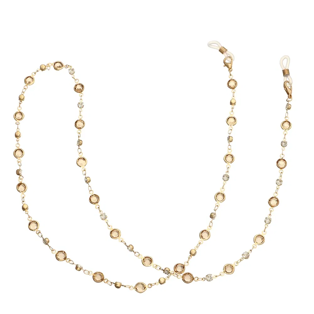 Color: MULTI - New Fashion Women Eyeglass Chain Hollow Star Pearl Beaded Sunglasses Reading Glasses Lanyard Eyewear Holder Neck Strap Rope