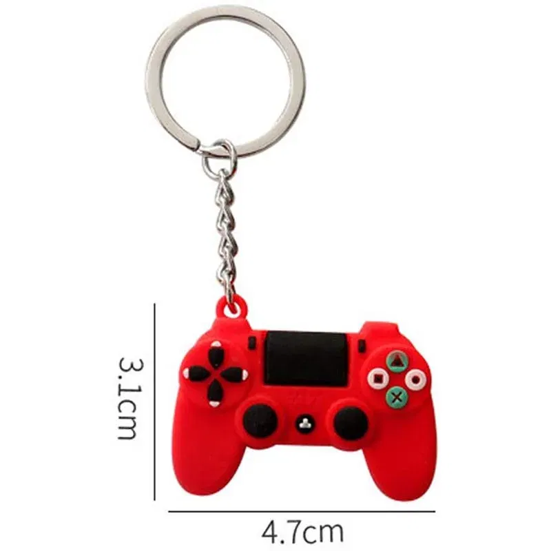 Color: black - 1PCS Silicone Case for PS4 Controller Small Gift Keychain Soft Rubber Gamepad for Sony Playstation 4 Slim Pro Joystick