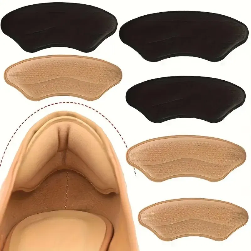 Color: Blue - 8-Pack Heel Pads for Too Big Shoes, Self-Adhesive Heel Protectors Inserts Improve Shoe Fit Prevent Slippage
